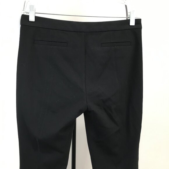 TRINA TURK Black Mixed Fabric Zip Ankle Dress Pant - Picture 12 of 12